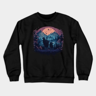 art wolf Crewneck Sweatshirt